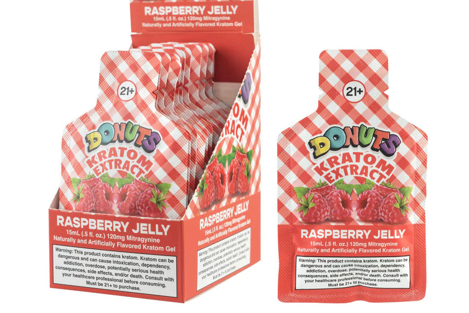 Indulge in Donuts Kratom Extract Raspberry Jelly: A Sweet, Powerful Kratom Treat