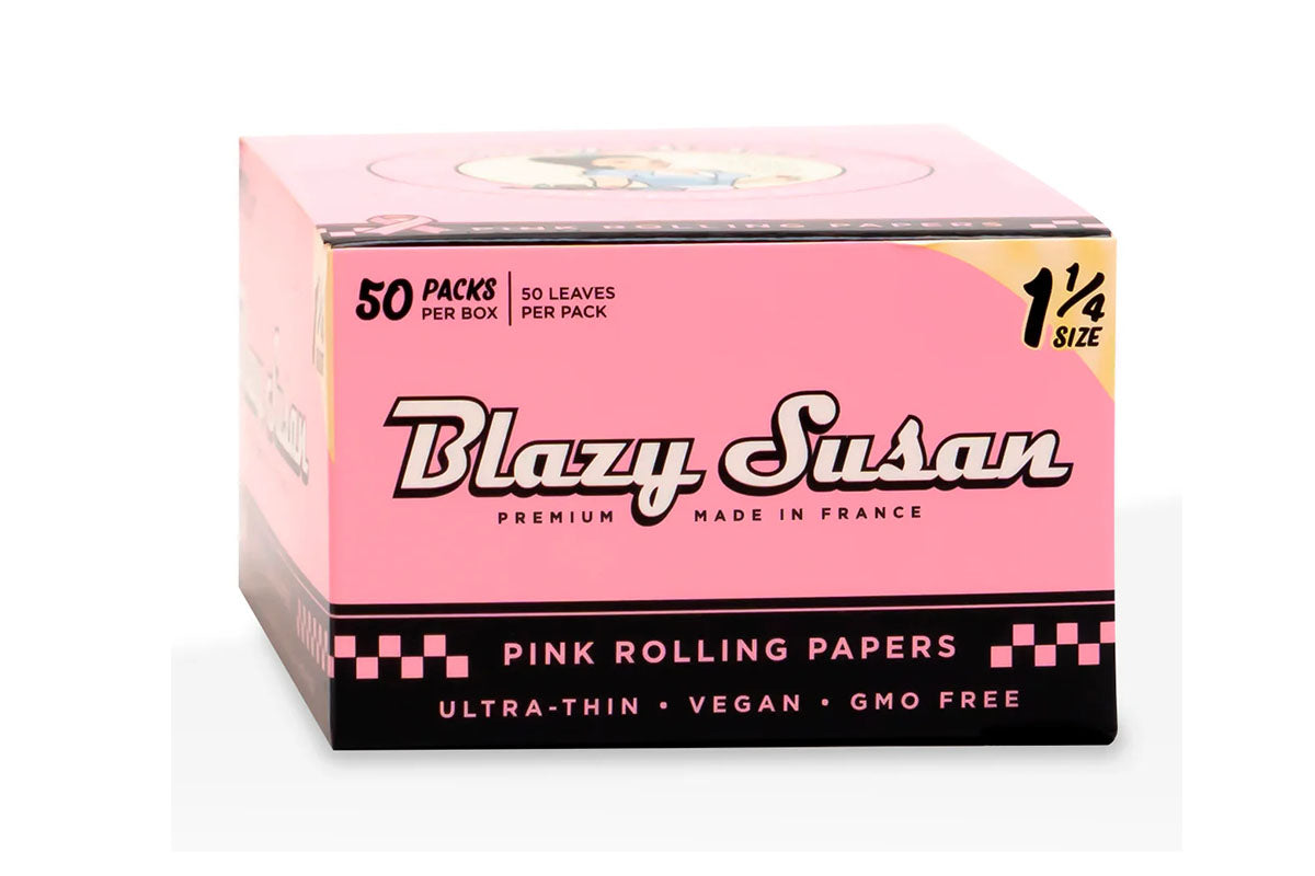Add a Touch of Style to Your Smoke Sessions with Blazy Susan Pink Rolling Papers