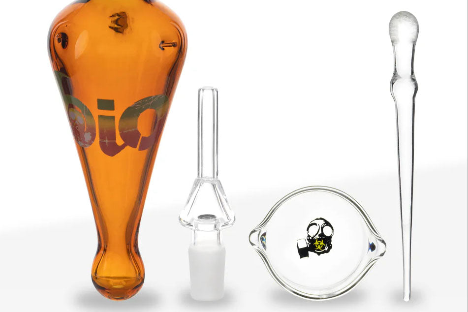 BIO Nectar Collector Kit – Portable Dab Rig with Quartz Tip (6″)