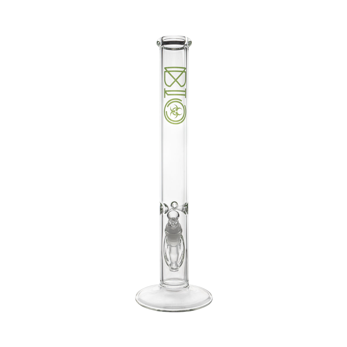 BIO Glass 18" Classic Straight Water Pipe - green