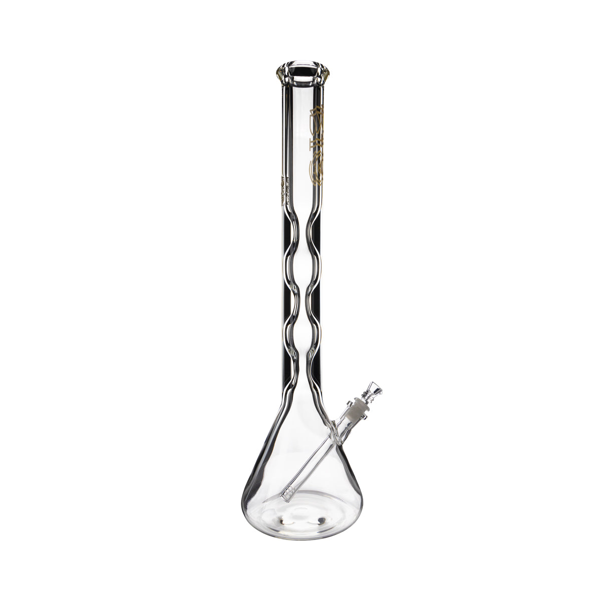 BIO Glass | 21.5" 2-Hourglass Beaker Waterpipe | 50 x 9 - 19mm - Various Colors