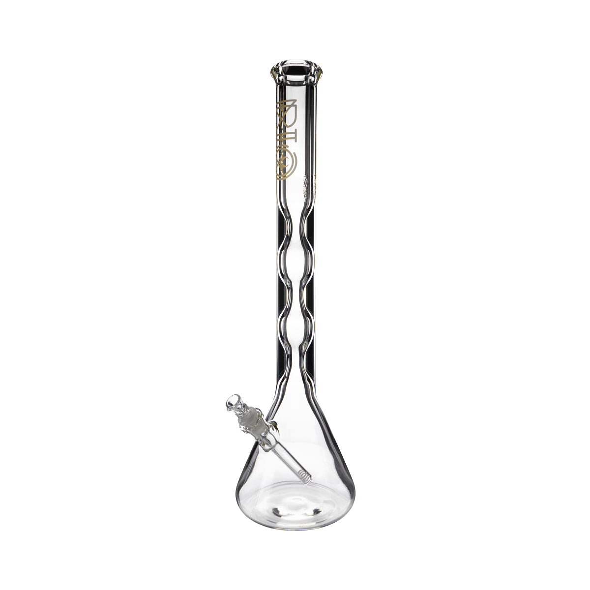 BIO Glass | 21.5" 2-Hourglass Beaker Waterpipe | 50 x 9 - 19mm - Various Colors