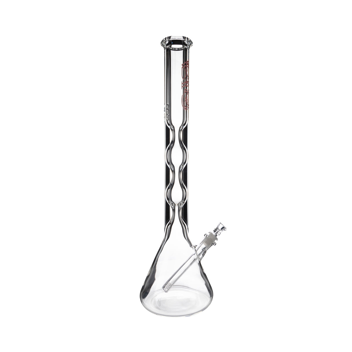 BIO Glass | 21.5" 2-Hourglass Beaker Waterpipe | 50 x 9 - 19mm - Various Colors