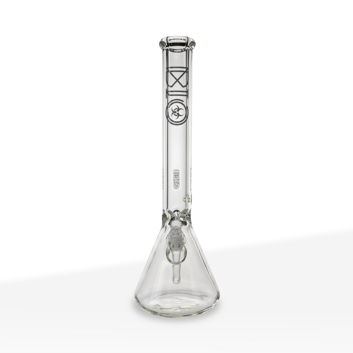 BIO Glass | 18" Beaker Waterpipe | 50mm x 9mm - Black
