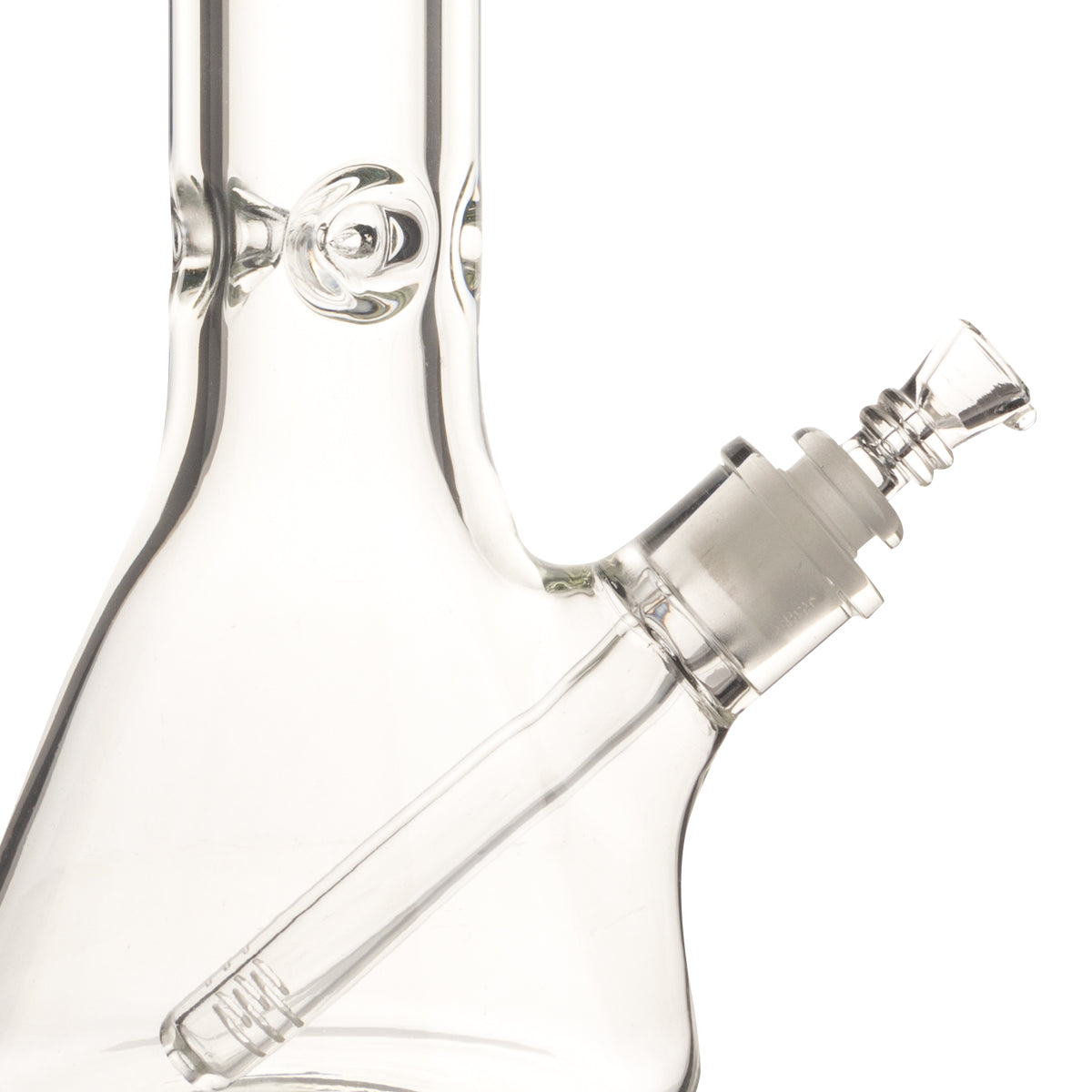 BIO Glass | 16" Classic Beaker Water Pipe | 50mm x 7mm - Red Logo