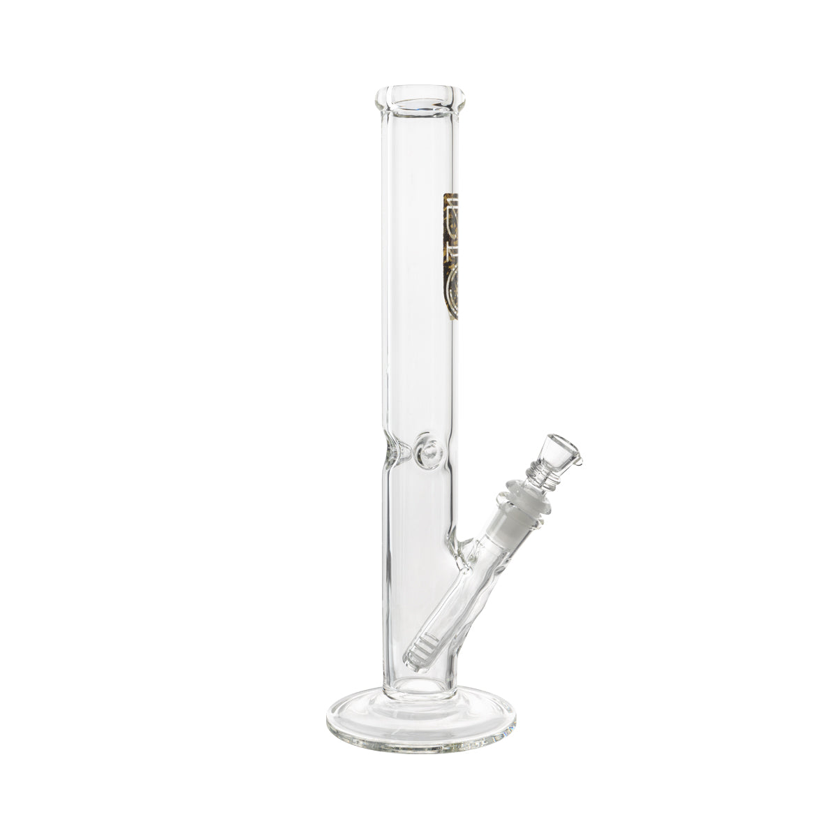 BIO Glass | 12" Classic Straight Water Pipe | 38mm x 4mm - Various Colors - Camo - High Life Goods