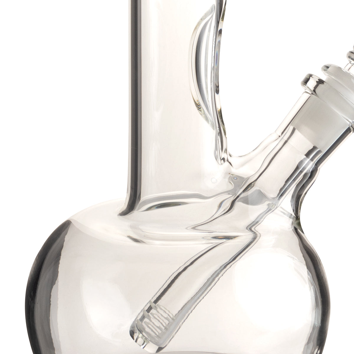 BIO Glass | 12" Classic Bubble Water Pipe | 38mm x 4mm - Various Colors - Blue - High Life Goods