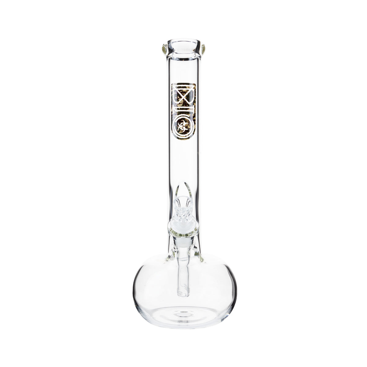 BIO Glass | 12" Classic Bubble Water Pipe | 38mm x 4mm - Various Colors - Camo - High Life Goods
