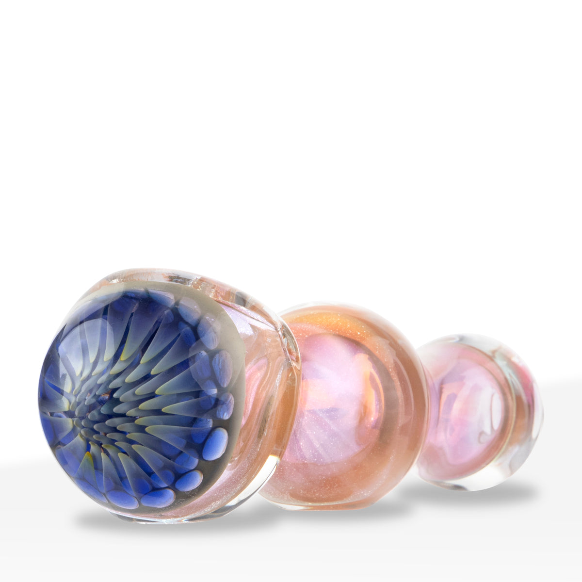 3.5" Gold Fumed Honeycomb Hand Pipe