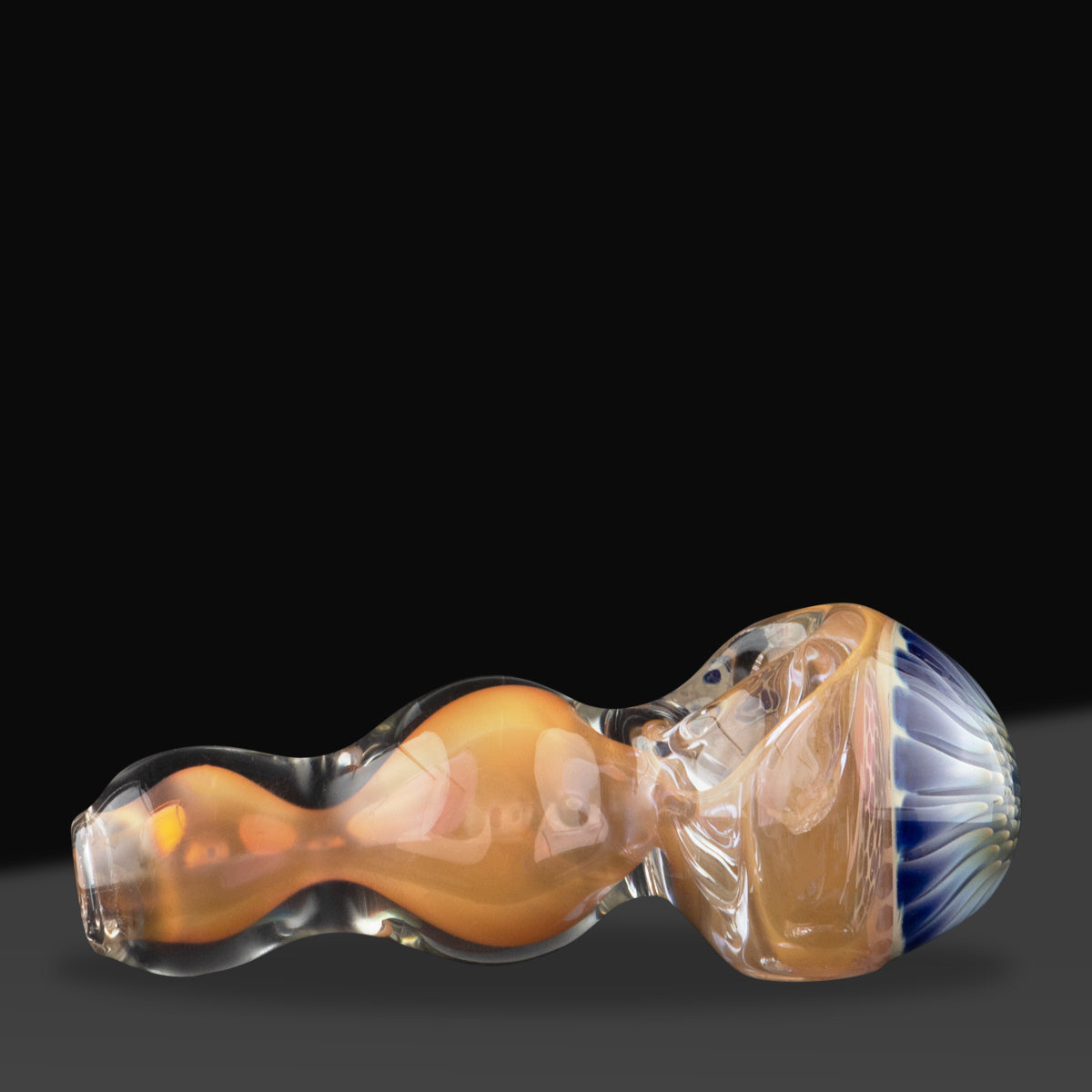 3.5" Gold Fumed Honeycomb Hand Pipe