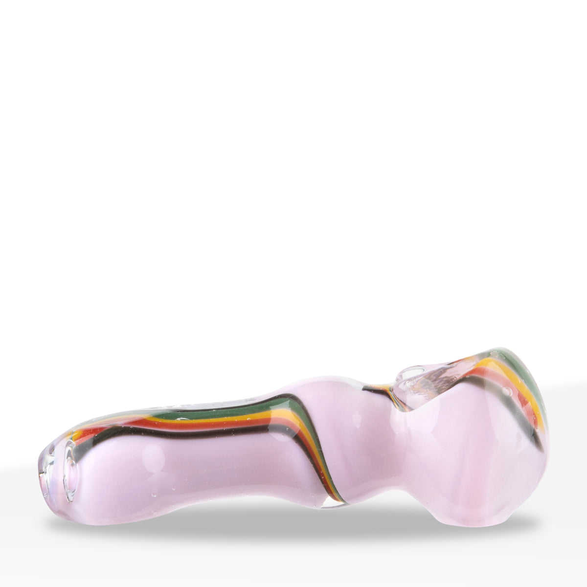 3.5" Slyme with Rasta Swirl Hand Pipe