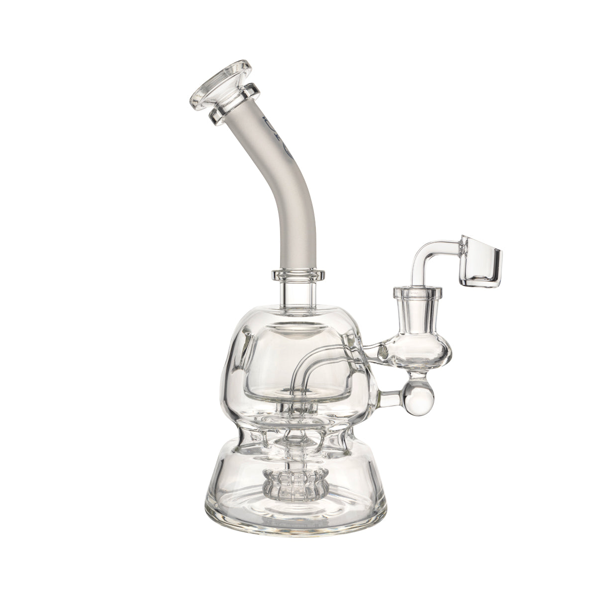 BIO Glass 9" Metrix Showerhead Dab Rig - Blue