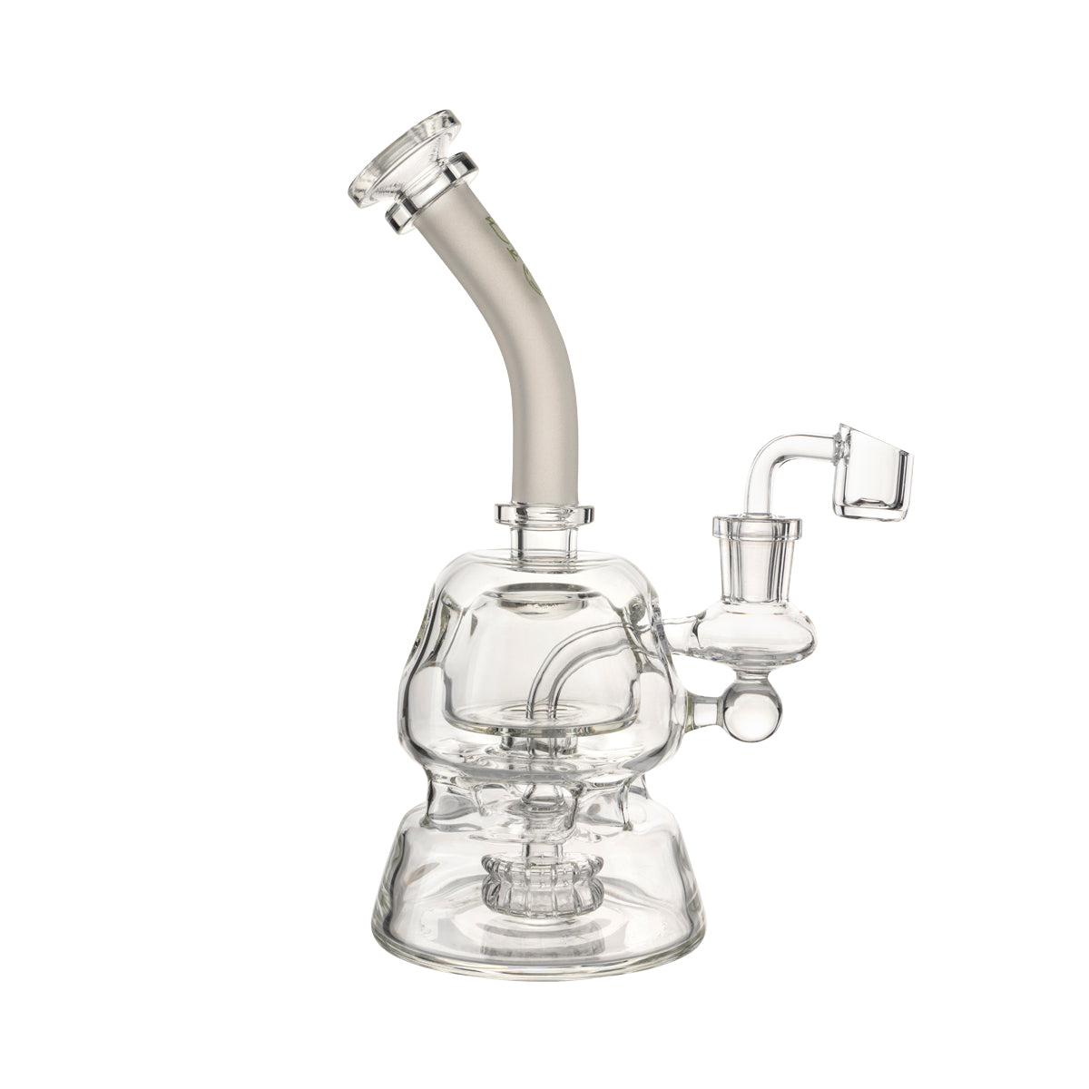 BIO Glass 9" Metrix Showerhead Dab Rig - Green