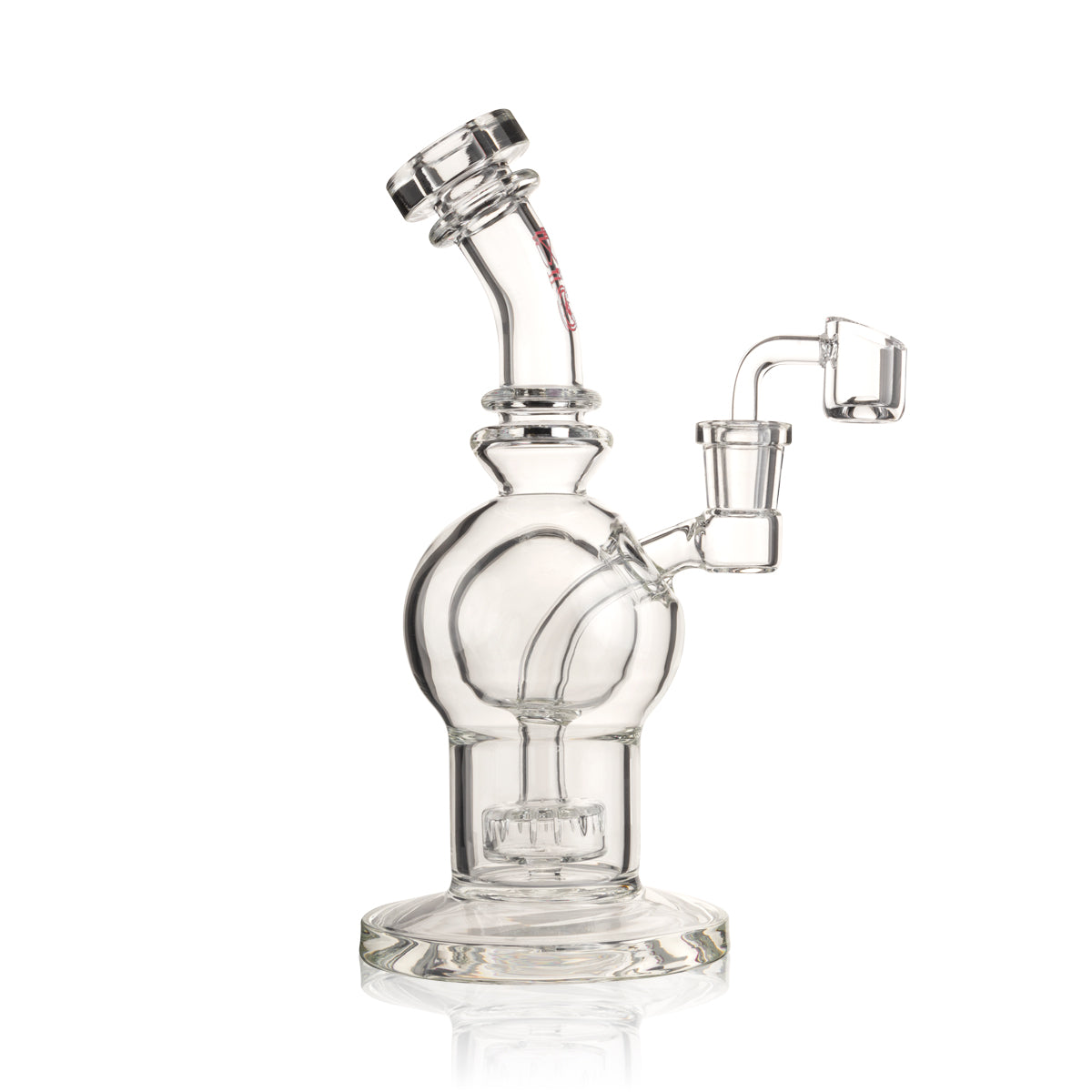 BIO Glass | 9" BIO Sphere V2 Dab Rig - Red