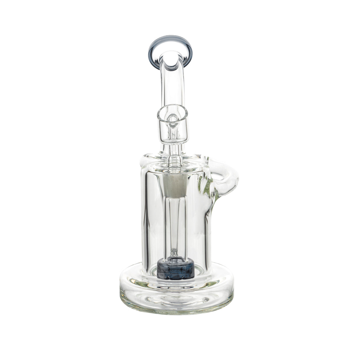 7.5" Color Trim Dab Rig w/ Color Showerhead Perc - Assorted Colors - High Life Goods
