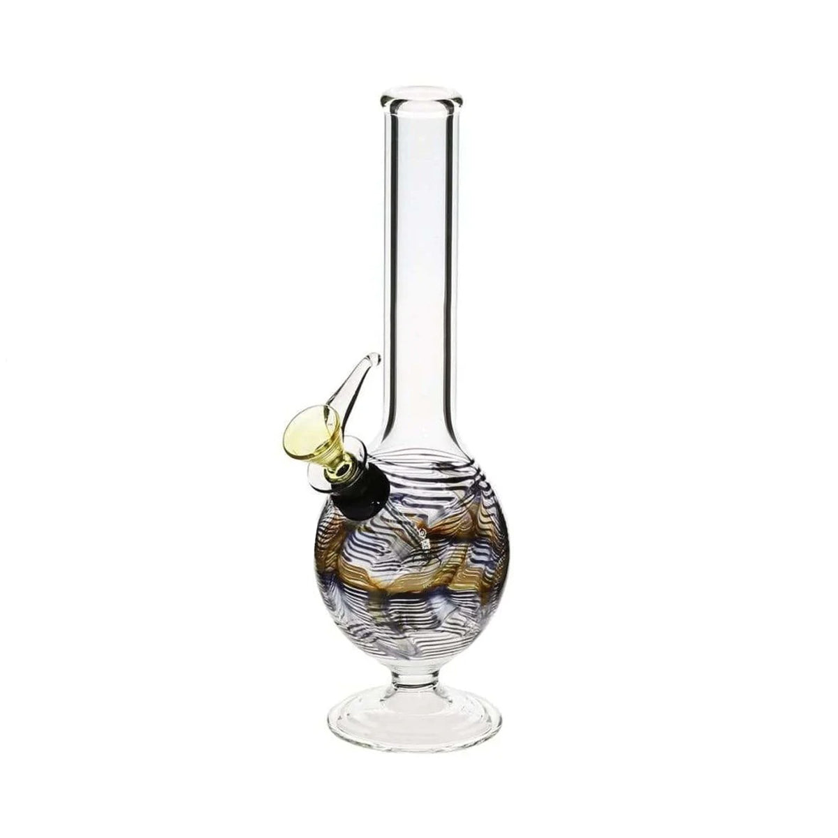 Wrap & Rake Martini 8" Water Pipe with Slide Bowl - High Life Goods