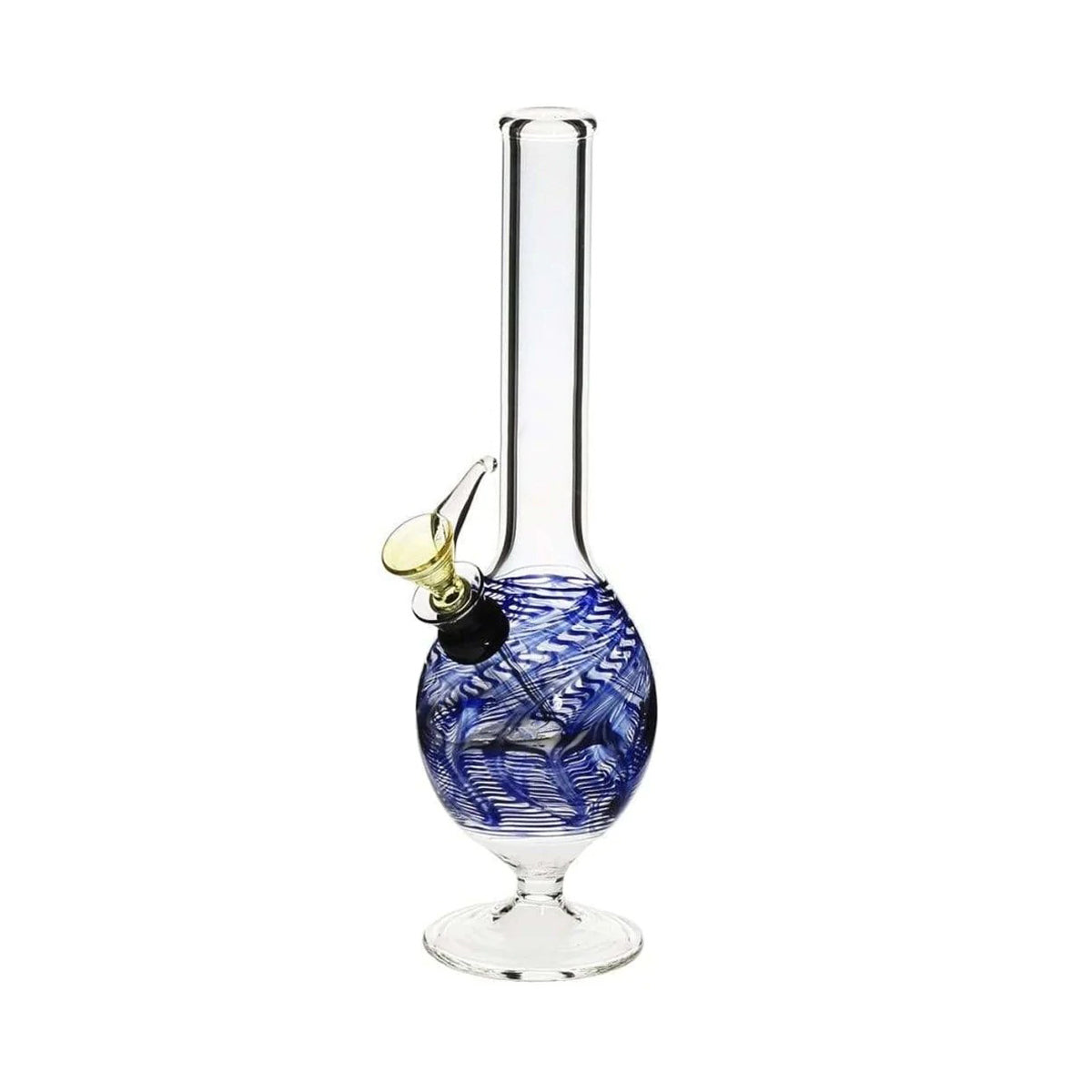 Wrap & Rake Martini 8" Water Pipe with Slide Bowl - High Life Goods