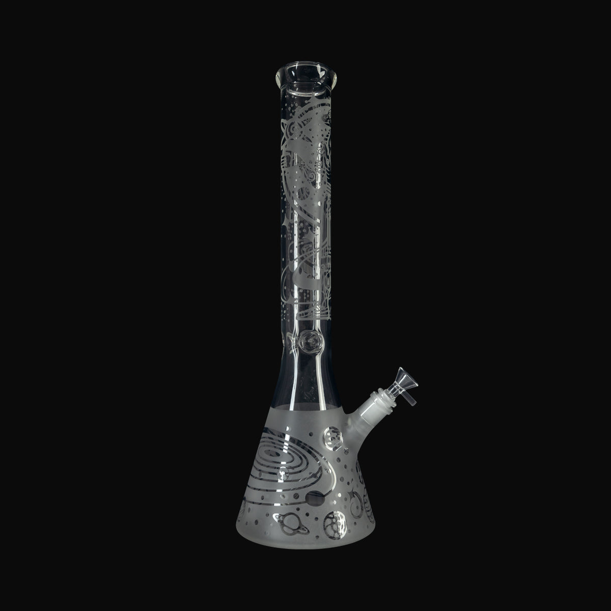 18" Celestial Etched Waterpipe High Life Goods