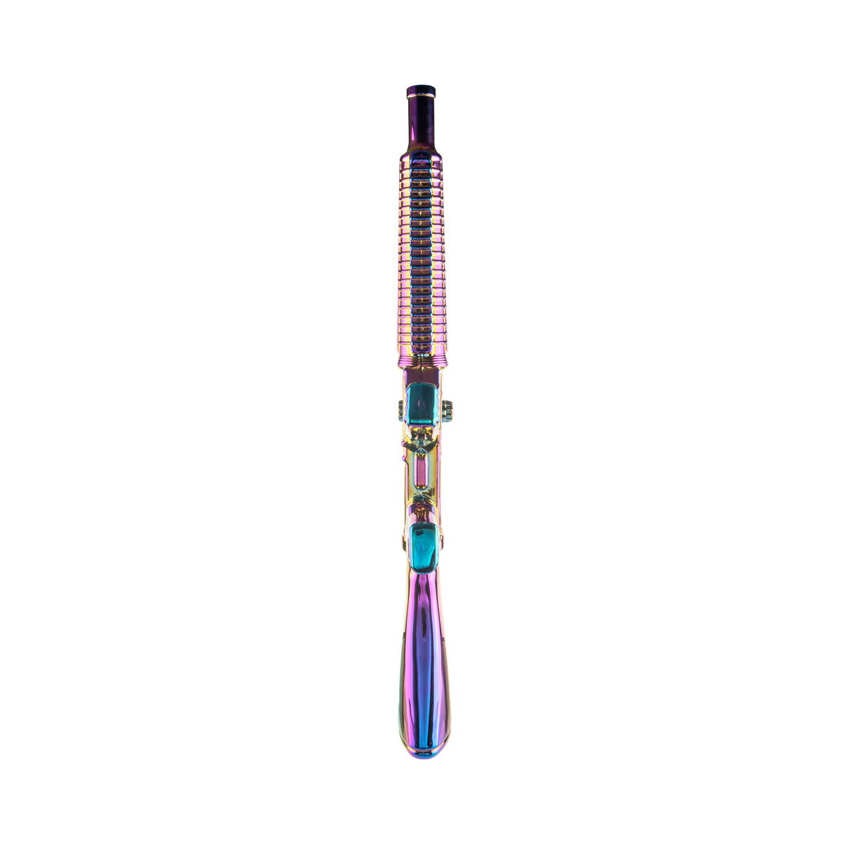 24" Assault Rifle Novelty Waterpipe - Metallic Rainbow - High Life Goods