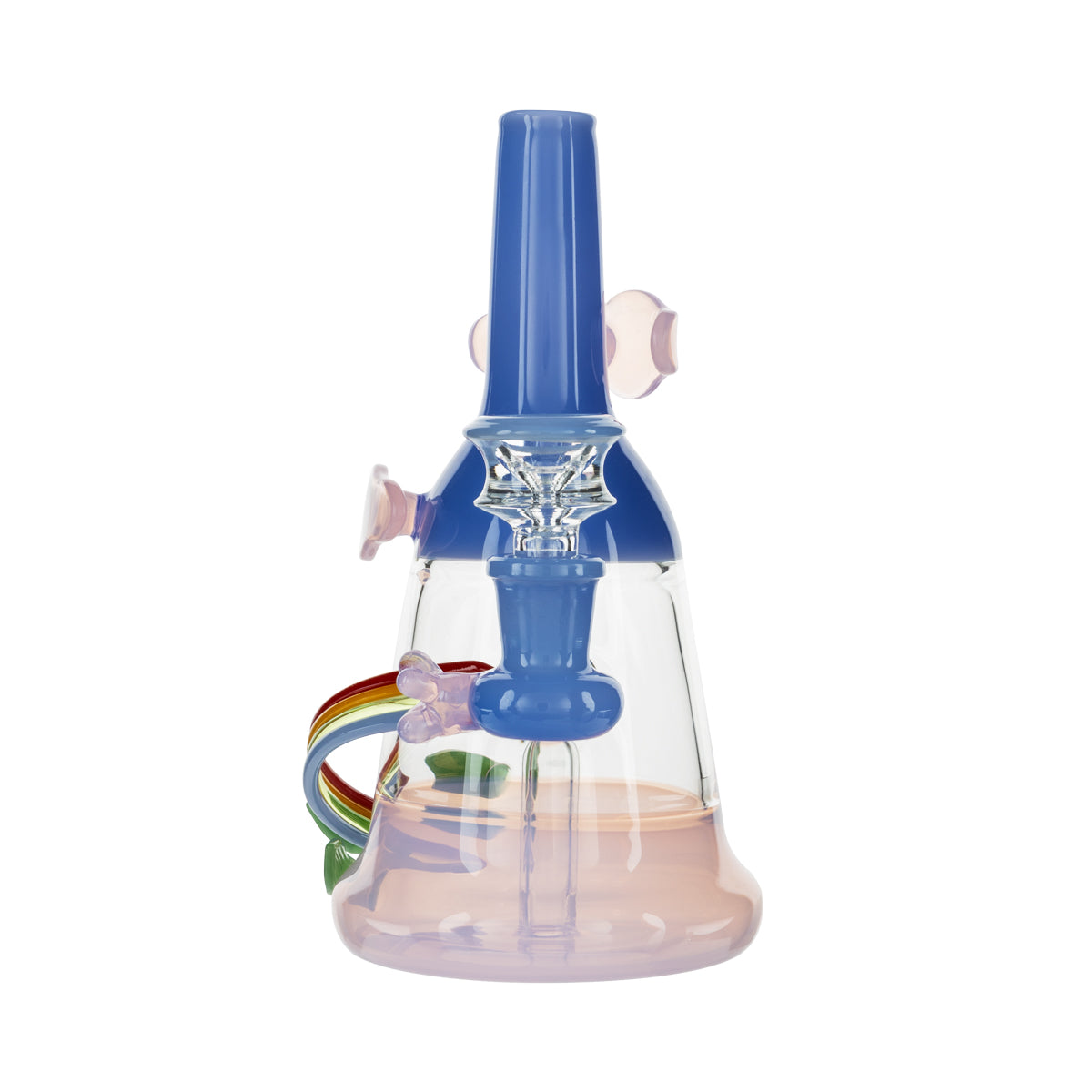 7" Spaceboy Colorful Waterpipe - Various Colors - High Life Goods - Blue and Pink
