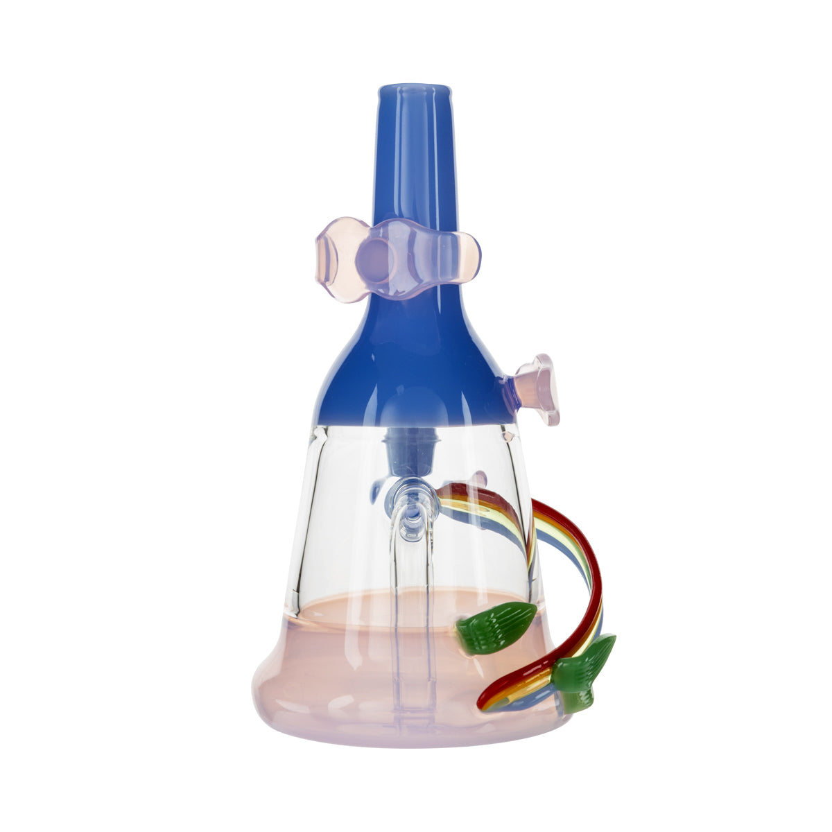 7" Spaceboy Colorful Waterpipe - Various Colors - High Life Goods - Blue and Pink