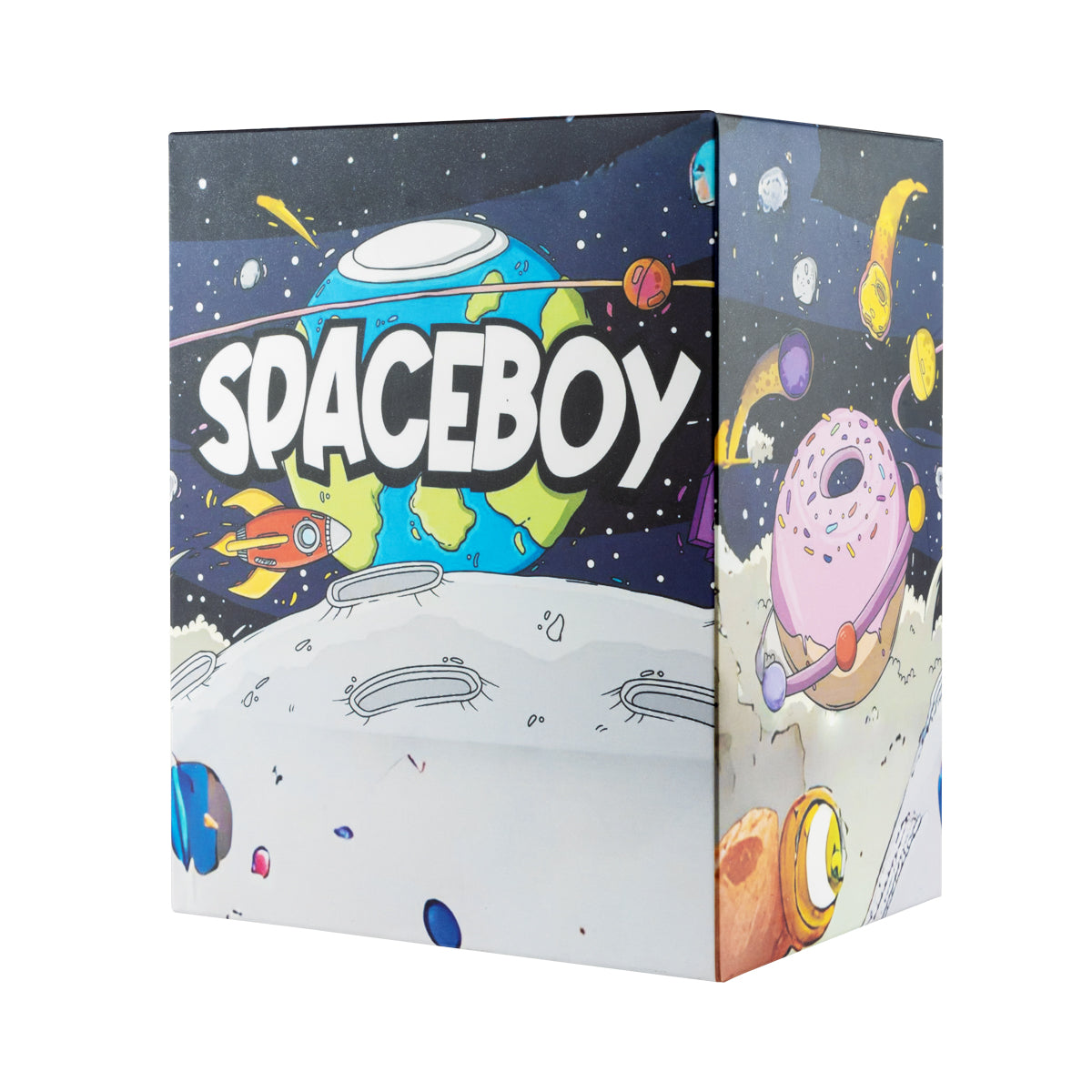 7" Spaceboy Colorful Waterpipe - Various Colors - High Life Goods - Black and Blue