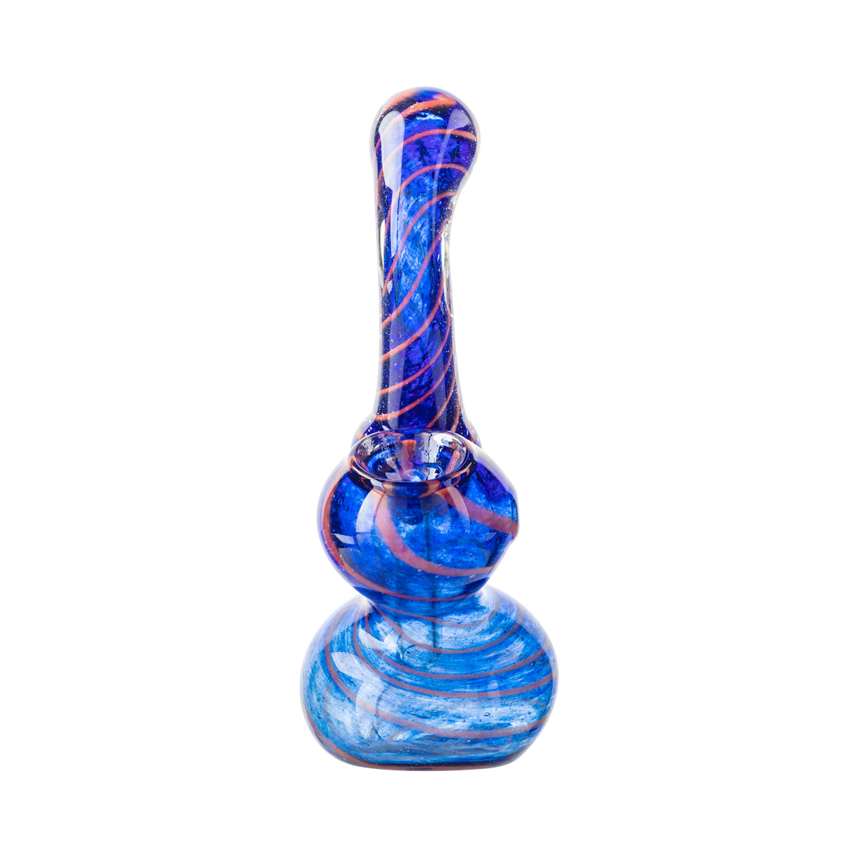 3" X-Mini Frit Striped Bubbler - Assorted Colors - High Life Goods