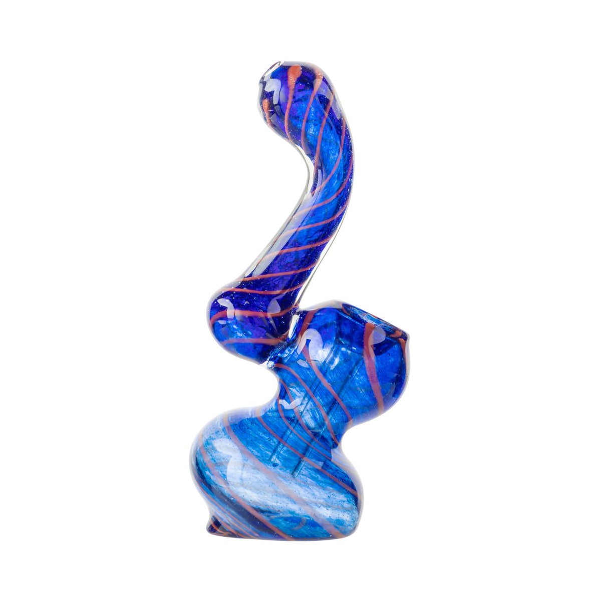 3" X-Mini Frit Striped Bubbler - Assorted Colors - High Life Goods