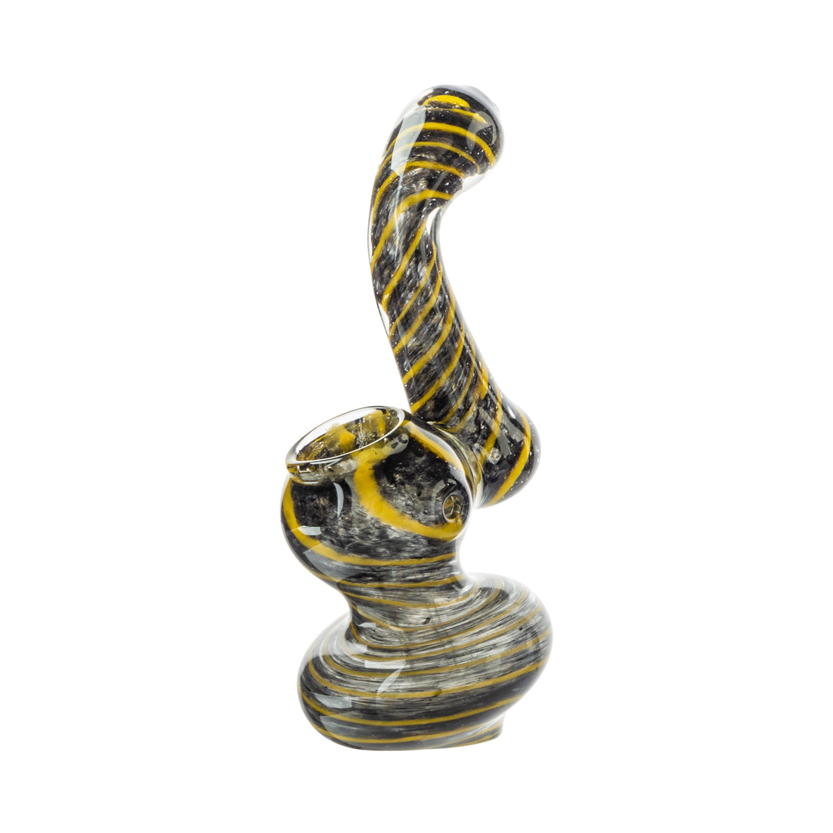 3" X-Mini Frit Striped Bubbler - Assorted Colors - High Life Goods