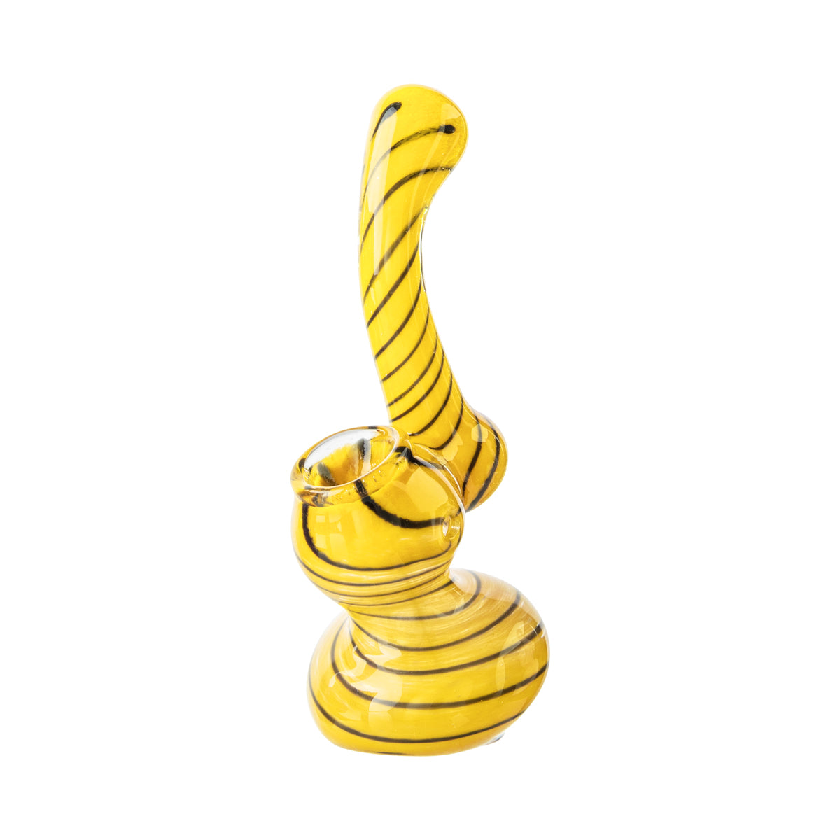 3" X-Mini Frit Striped Bubbler - Assorted Colors - High Life Goods
