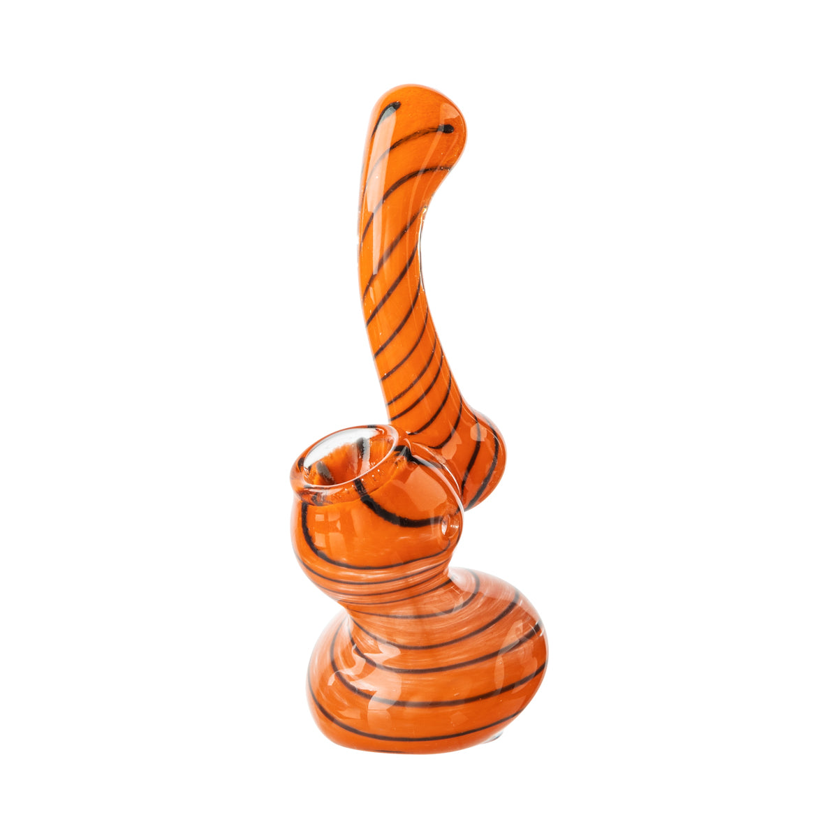 3" X-Mini Frit Striped Bubbler - Assorted Colors - High Life Goods