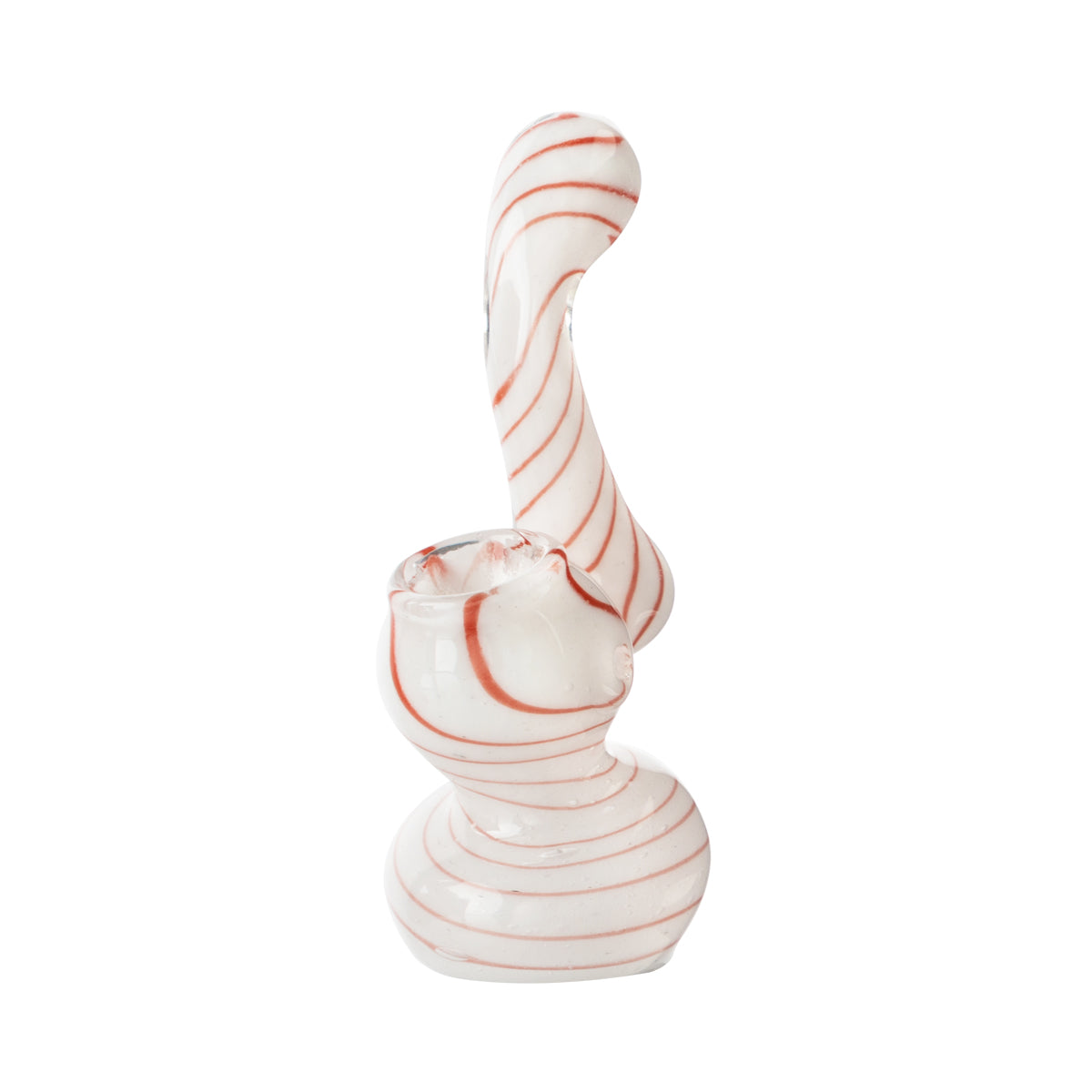 3" X-Mini Frit Striped Bubbler - Assorted Colors - High Life Goods