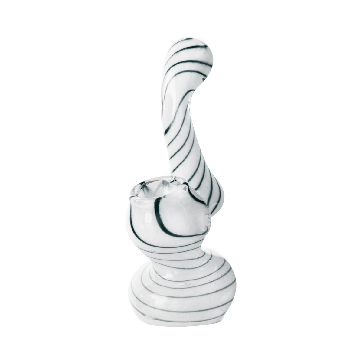 3" X-Mini Frit Striped Bubbler - Assorted Colors - High Life Goods