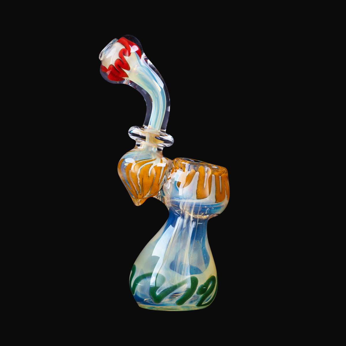 5" Rasta Striped Fumed Bubbler - High Life Goods