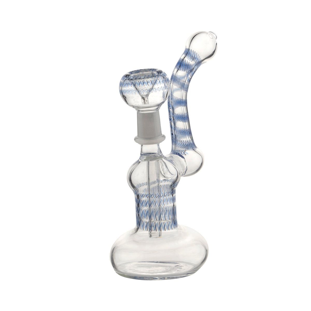 7" Glass Bubbler - Female Bowl Assorted Colors