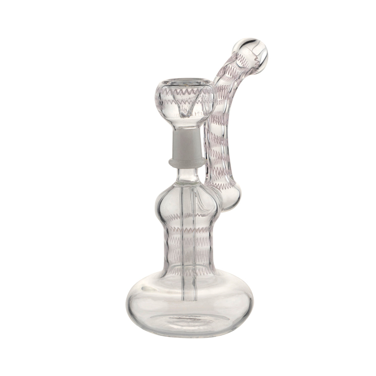 7" Glass Bubbler - Female Bowl Assorted Colors