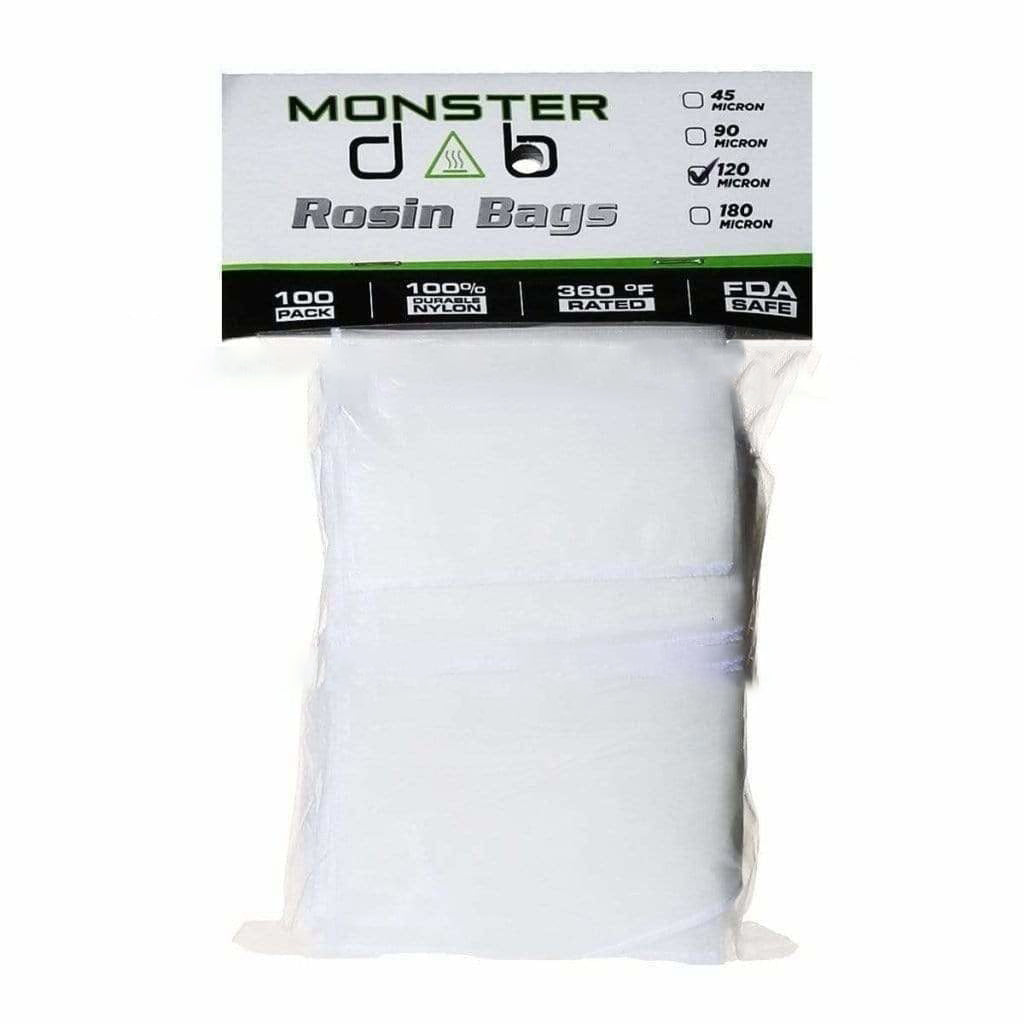 2" x 4" 120 Micron Monster Dab Rosin Bag - 100 Units