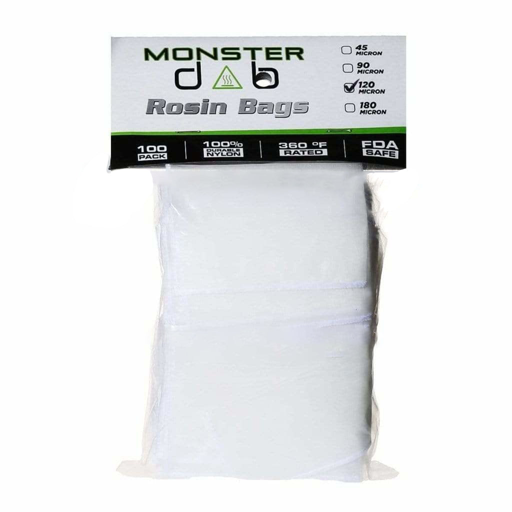 2" x 4" 120 Micron Monster Dab Rosin Bag - 500 Units