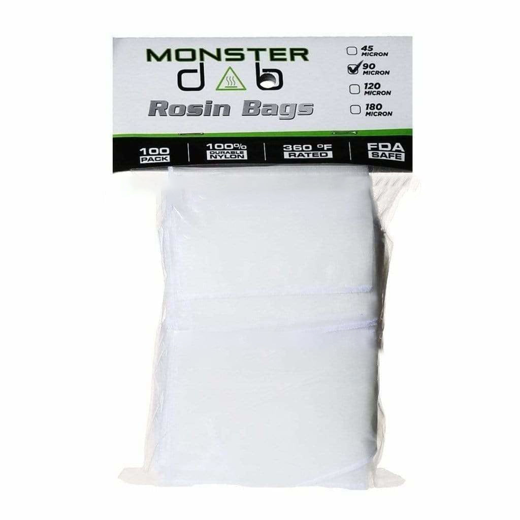 2" x 4" 90 Micron Monster Dab Rosin Bag - 100 Units