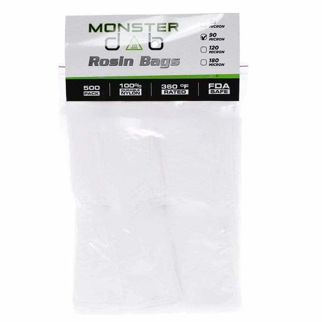 3" x 6" 90 Micron Monster Dab Rosin Bag - 500 Units