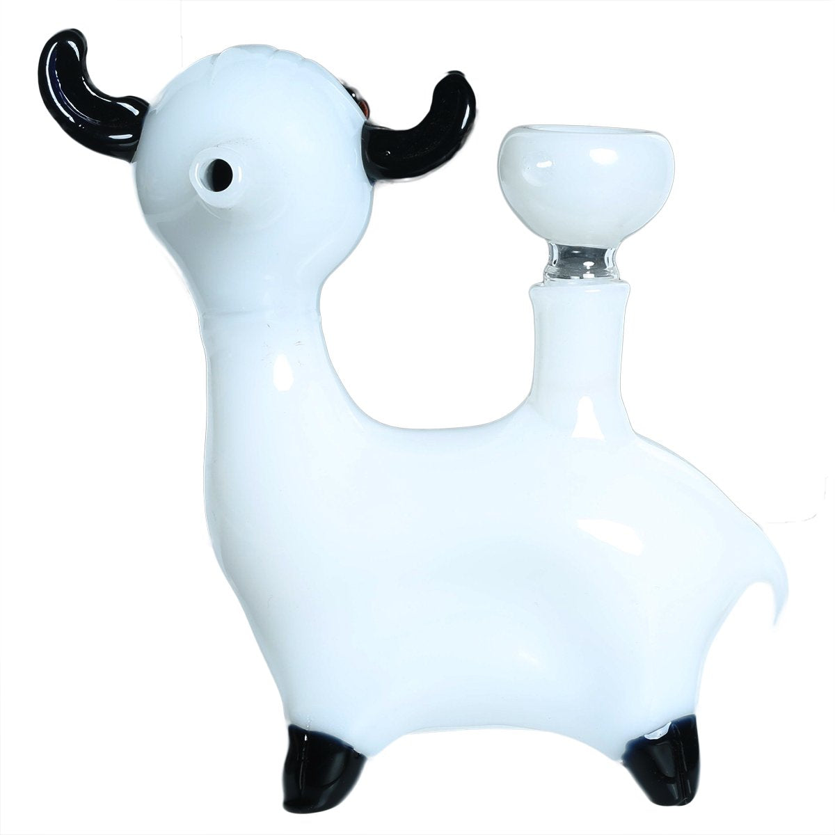 White And Black Cow Hand Pipe Pipes