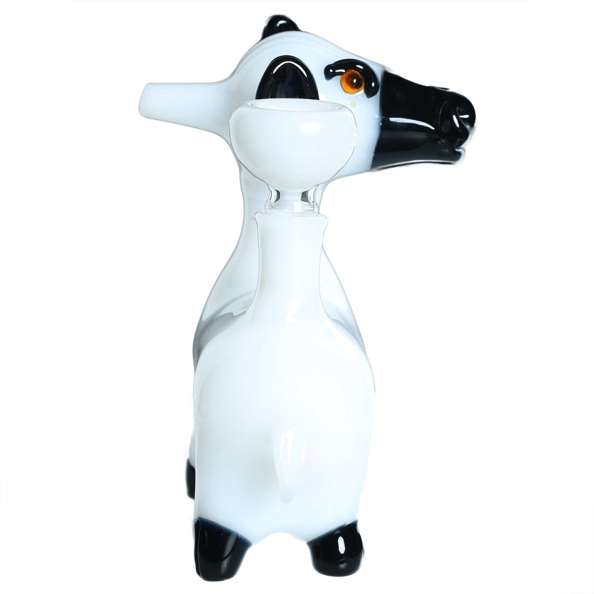 White And Black Cow Hand Pipe Pipes