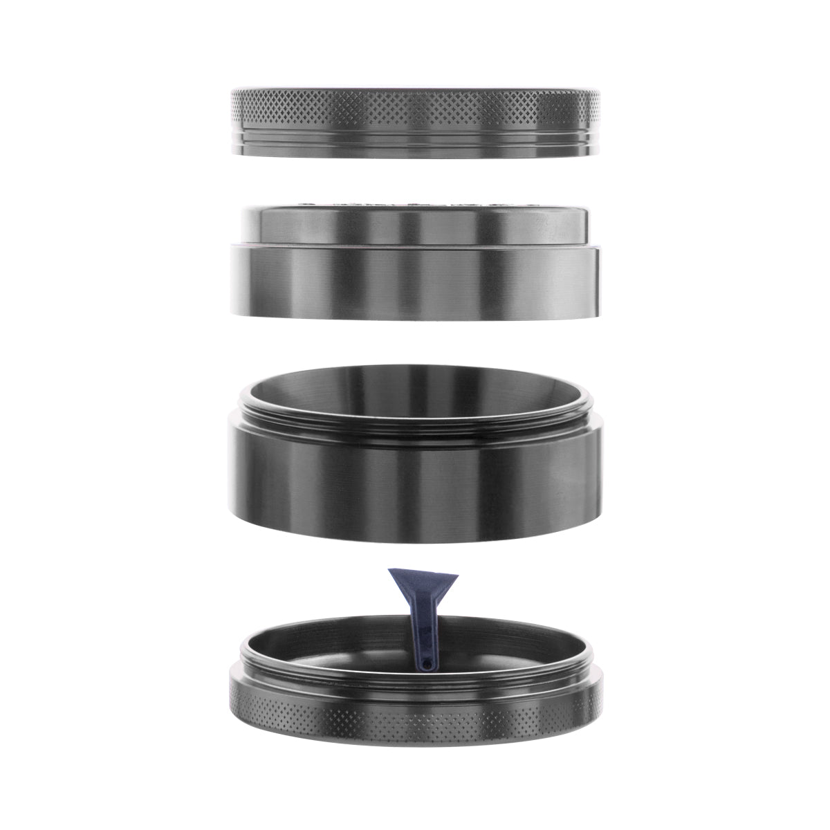 4 Piece Magnetic Aluminum Grinder - 2.5" 63mm