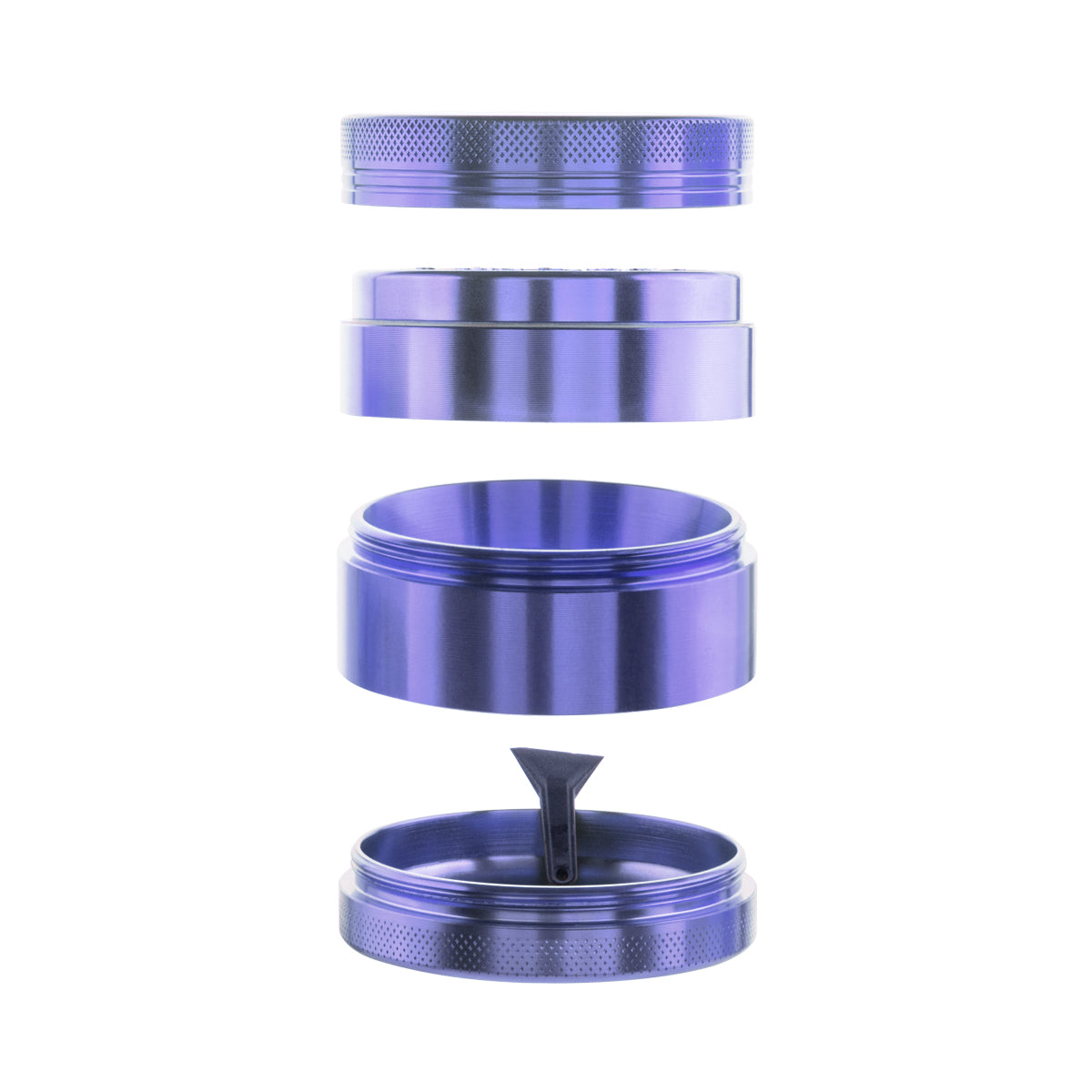 4 Piece Magnetic Aluminum Grinder - 2" 50mm