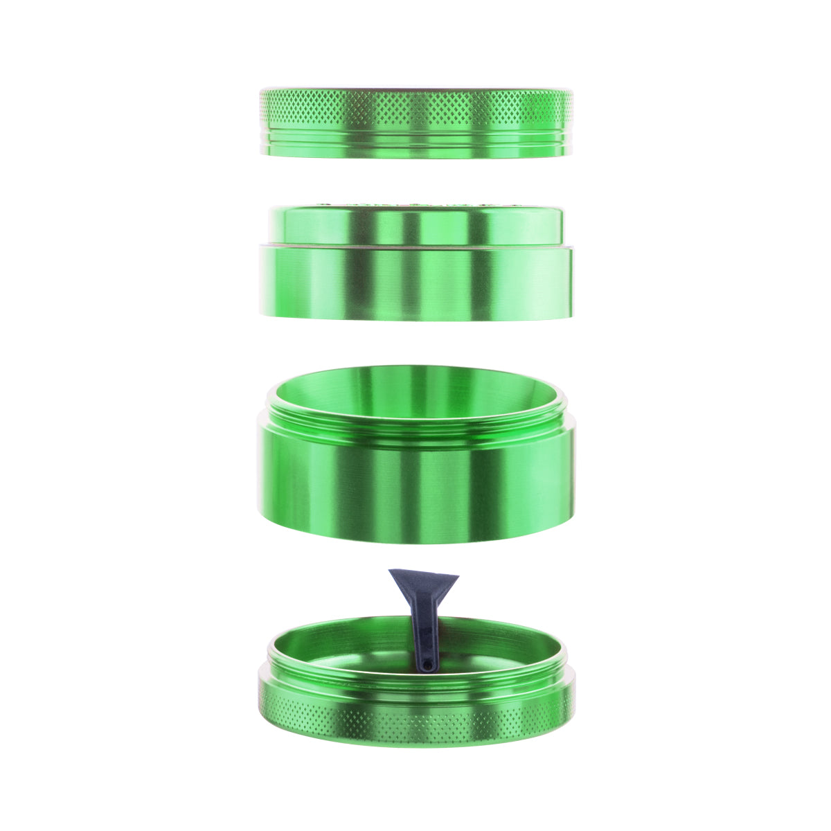 4 Piece Magnetic Aluminum Grinder - 2" 50mm