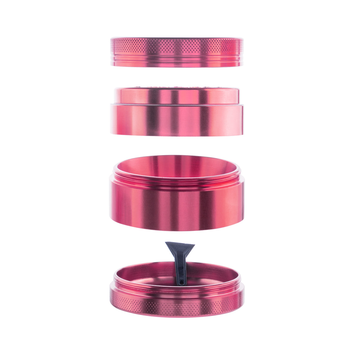 4 Piece Magnetic Aluminum Grinder - 2" 50mm