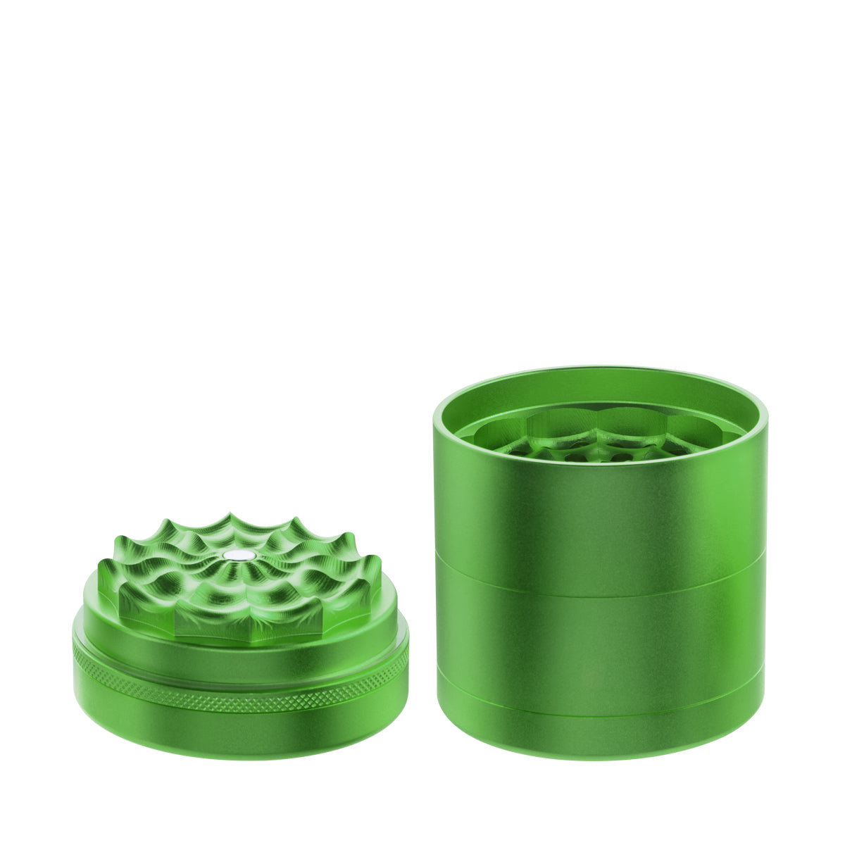 5 Piece Webbed Toothless Aluminum Grinder - 2.5" 63mm