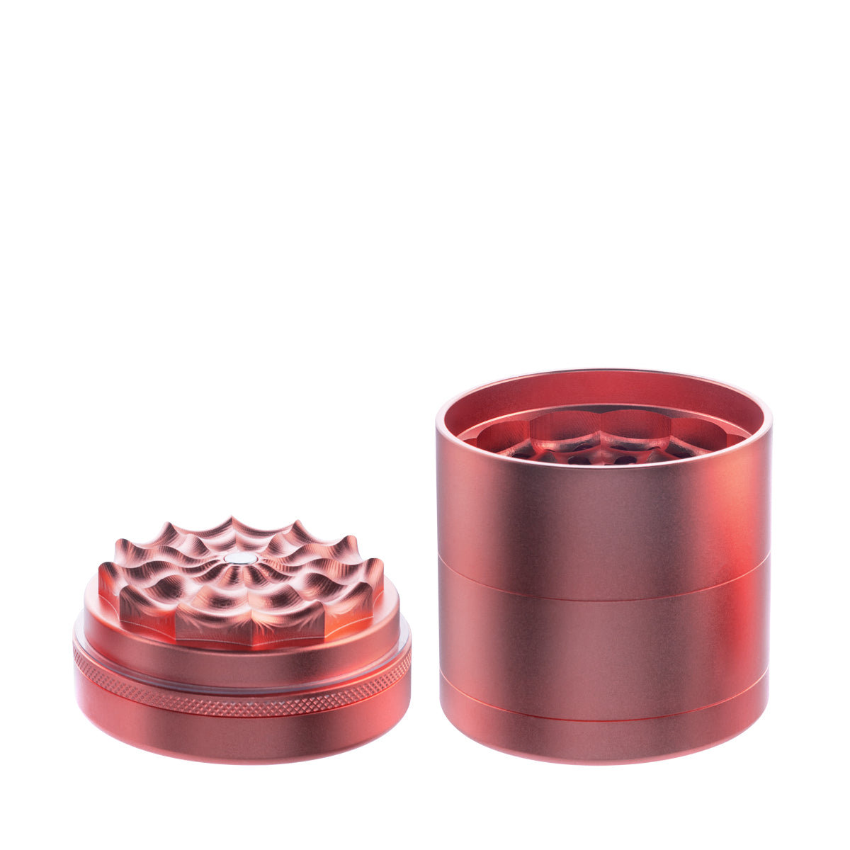 5 Piece Webbed Toothless Aluminum Grinder - 2.5" 63mm