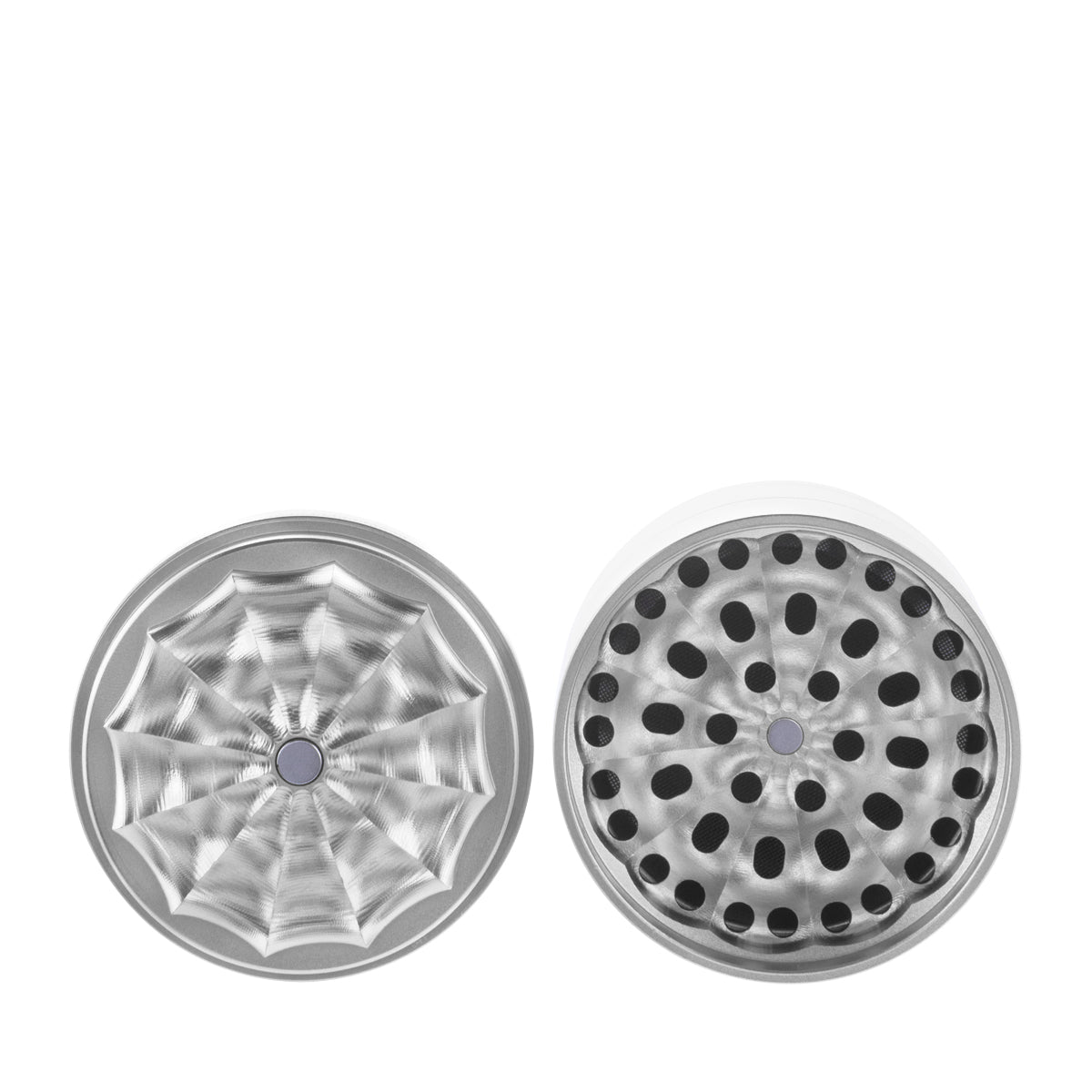 5 Piece Webbed Toothless Aluminum Grinder - 2.5" 63mm