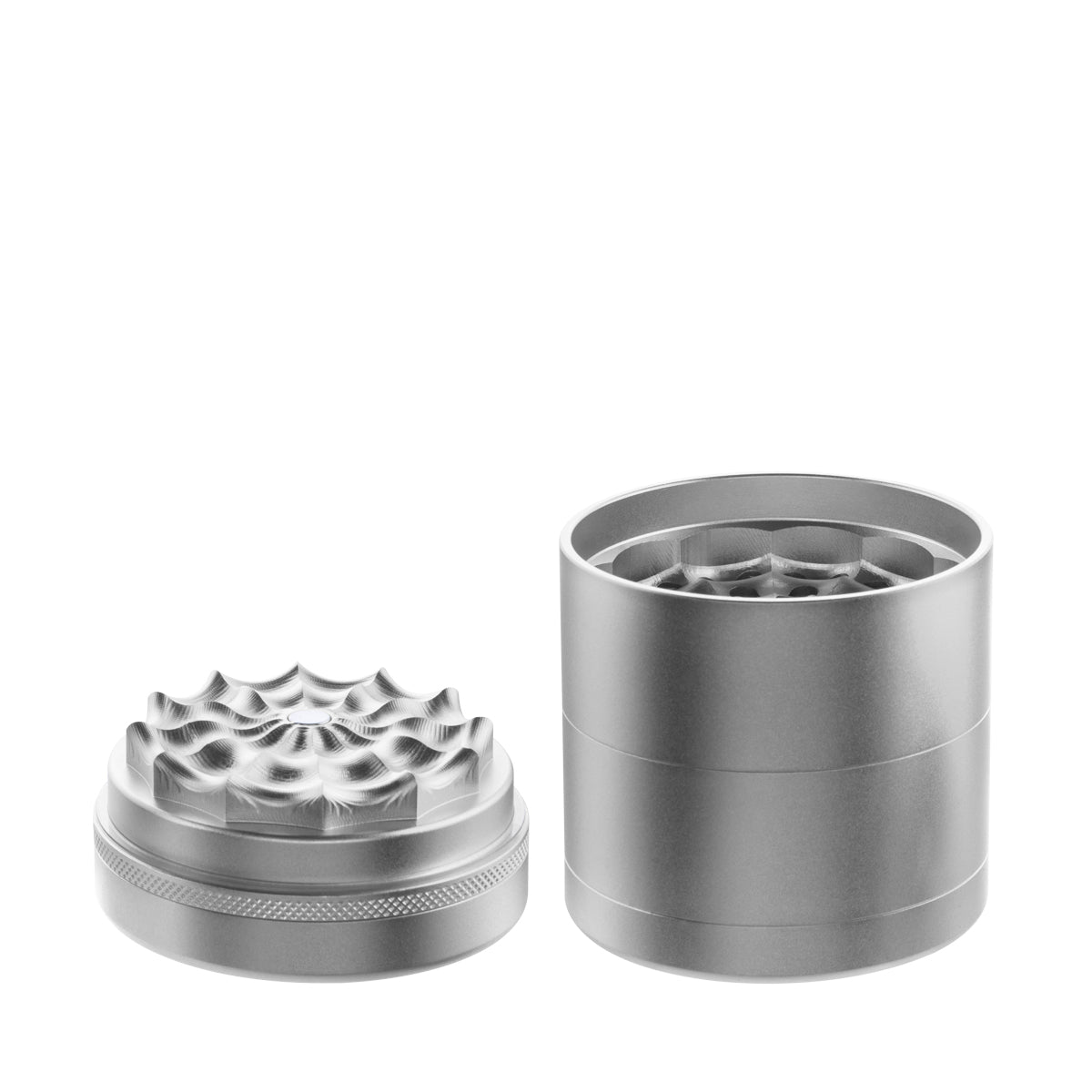 5 Piece Webbed Toothless Aluminum Grinder - 2.5" 63mm